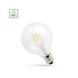 LED-globelamp 4 W 2700 K E27, dimbaar, helder glas