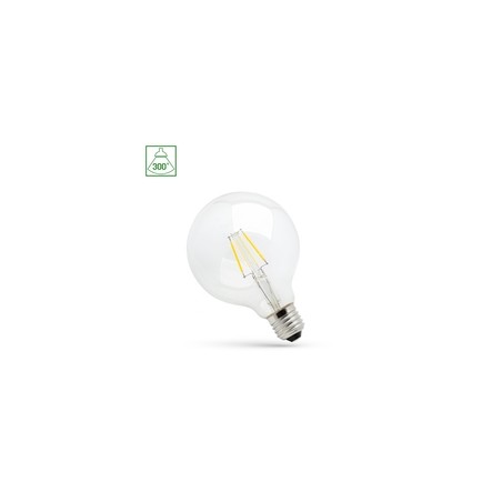 LED-Globelampe 4 W 2700 K E27, dimmbar, Klarglas