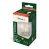 Bombilla LED de filamento 5,5 W 2700 K E27, regulable, vidrio transparente – foto 2