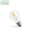 Lampadina LED a filamento 8,5 W 2700 K E27, dimmerabile, vetro trasparente – foto 3