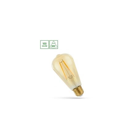 LED-filamentlamp Retroshine 4,9 W 2400 K E27 – WOJ+14460_4.9W