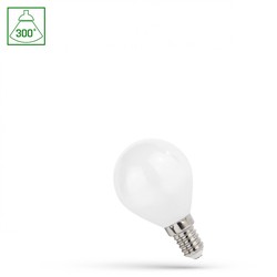 Lampadina LED sferica 1 W 2700 K E14, opale – foto 3