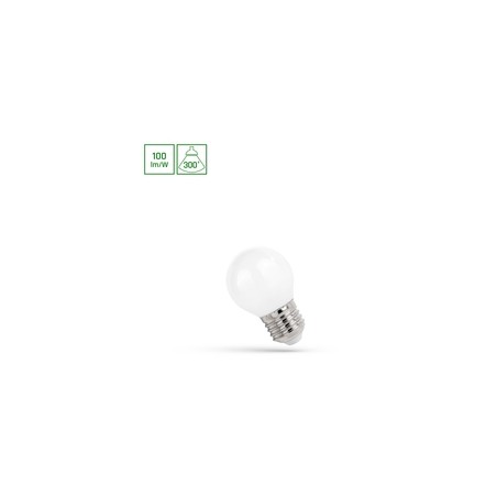 LED-Tropfenlampe 1 W 4000 K E27, opal