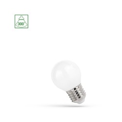 Λάμπα LED σφαιρική 1 W 2700 K E27, οπάλ