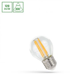 Żarówka LED kulka 4 W 4000 K E27, przezroczysta