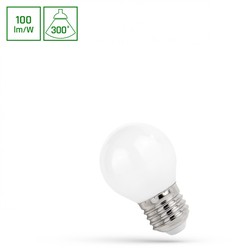 LED golf ball bulb 4 W 2700 K E27, opal