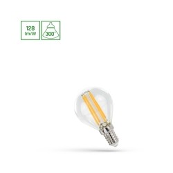 LED-Tropfenlampe 5,5 W 4000 K E14, Klarglas