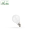 LED-kogellamp 5,5 W 4000 K E14, opaal