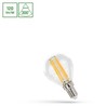 Żarówka LED kulka 5,5 W 2700 K E14, przezroczysta – zdjęcie 2