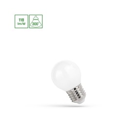 LED golf ball bulb 5.5 W 4000 K E27, opal – photo 2