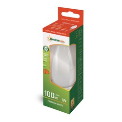 Λάμπα LED κεράκι 1 W 2700 K E14, οπάλ – φωτογραφία 2