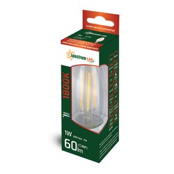 LED-Kerzenlampe 1 W 1800 K E14 IP20, Klarglas – Foto 2