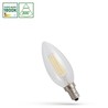LED-Kerzenlampe 4 W 1800 K E14 IP20, Klarglas