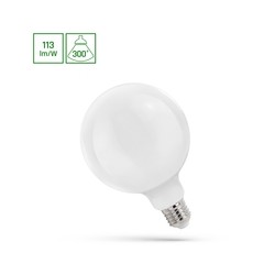 LED globe bulb 11 W 2700 K E27, opal – photo 2