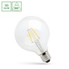 LED-Globelampe 8 W 4000 K E27, Klarglas