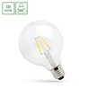 Globe LED 8 W 4000 K E27 verre clair – photo 2