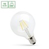 LED globe bulb 4 W 2700 K E27, clear glass
