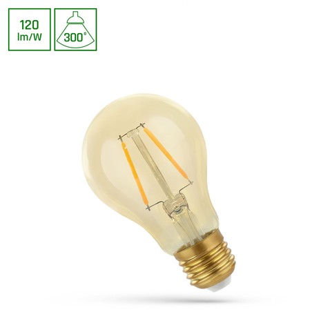 LED filament bulb Retroshine 2 W 2400 K E27 – WOJ+14077