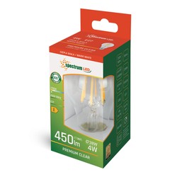 LED-Filamentlampe 4 W 2700 K E27, Klarglas – Foto 2