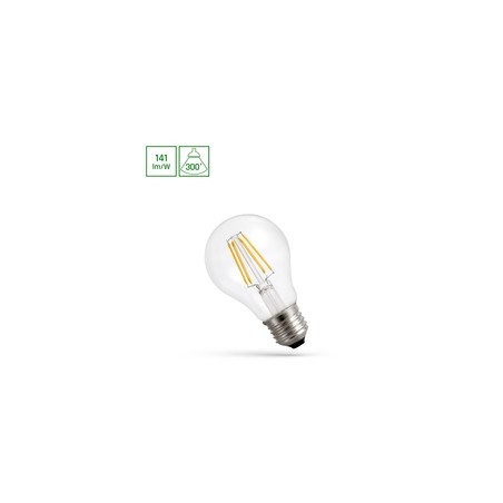 LED-filamentlamp 8,5 W 4000 K E27, helder glas