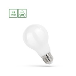 Żarówka LED filament 8,5 W 4000 K E27, mleczna