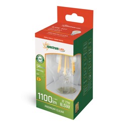 LED-Filamentlampe 8,5 W 2700 K E27, Klarglas – Foto 3