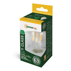 LED filament bulb 3.8 W 4000 K E27, clear glass
