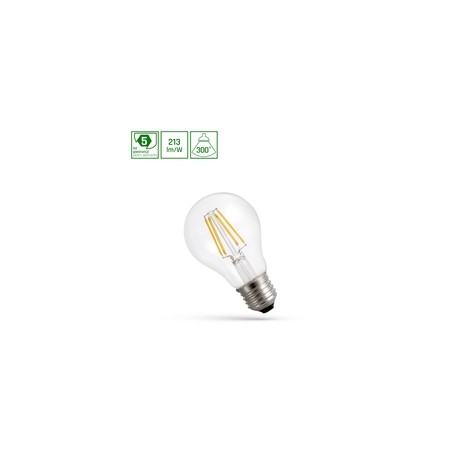 LED filament bulb 6.8 W 3000 K E27, clear glass