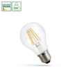 LED-filamentlampa 7 W 1800 K E27 IP20, klart glas