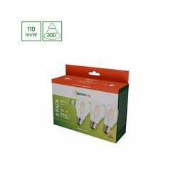 LED-Filamentlampe 7 W 2700 K E27, 3er-Pack, Klarglas – Foto 2