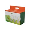 LED-Tropfenlampe 1 W 2700 K E27, 3er-Pack, Klarglas