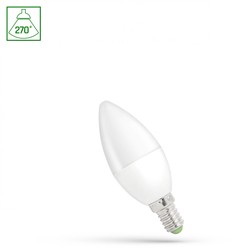 Lâmpada LED vela 1 W 3000 K E14
