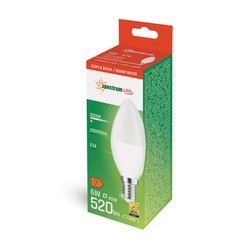 Bombilla LED vela 6 W 3000 K E14 – foto 3