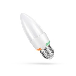 Lâmpada LED vela 2 W E27, CCT (temperatura de cor ajustável)