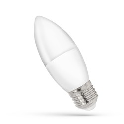 Lampadina LED a oliva 4 W 6000 K E27