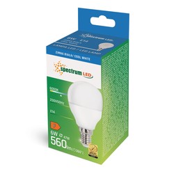 LED-kogellamp 6 W 6000 K E14 – foto 3