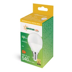 Lampadina LED sferica 6 W 4000 K E14 – foto 2