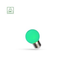 Λάμπα LED σφαιρική 1 W E27, πράσινο – φωτογραφία 4