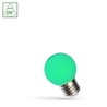 Lampadina LED sferica 1 W E27, verde – foto 4