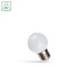 LED golf ball bulb 1 W E27, white