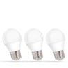 LED-klotlampa 6 W 3000 K E27, 3-pack – foto 2
