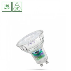 LED-spot GU10 2,5 W 4000 K 38°, met lens