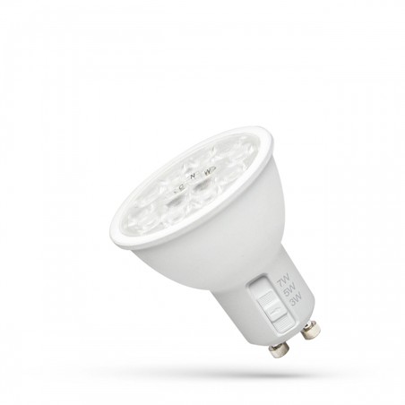 Σποτ LED GU10 7 W 38°, CCT (ρυθμιζόμενη θερμοκρασία χρώματος), με φακό
