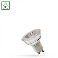 LED-spot GU10 4,5 W 6000 K 45°, met lens
