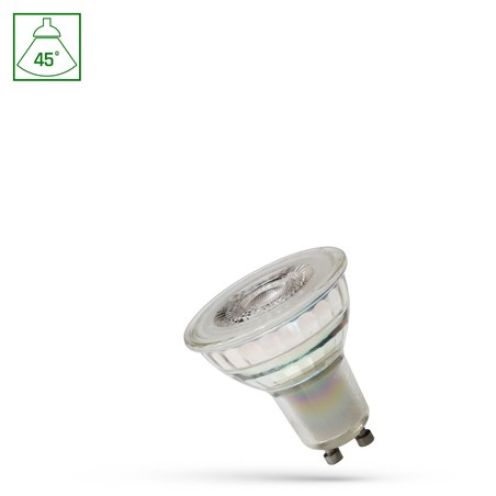 Foco LED GU10 4,5 W 4000 K 45°, con lente