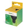 GU10 LED spotlight 4 W 4000 K 38°, with lens, black