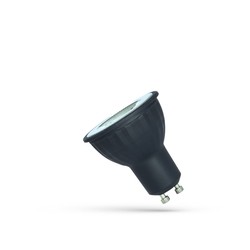 Σποτ LED GU10 4 W 4000 K 38°, με φακό, μαύρο – φωτογραφία 3