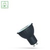 LED-spot GU10 4 W 3000 K 38°, met lens, zwart