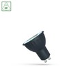 Foco LED GU10 4 W 3000 K 38°, com lente, preto – foto 2