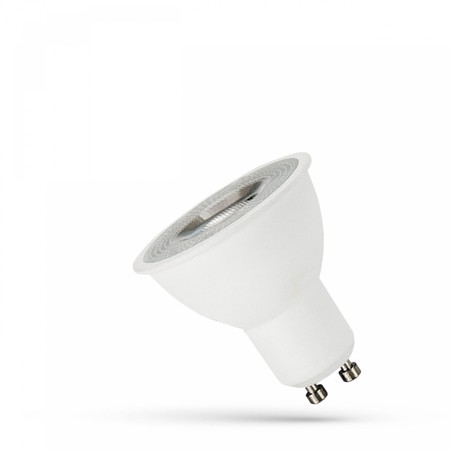 Foco LED GU10 4 W 3000 K 55°, com lente